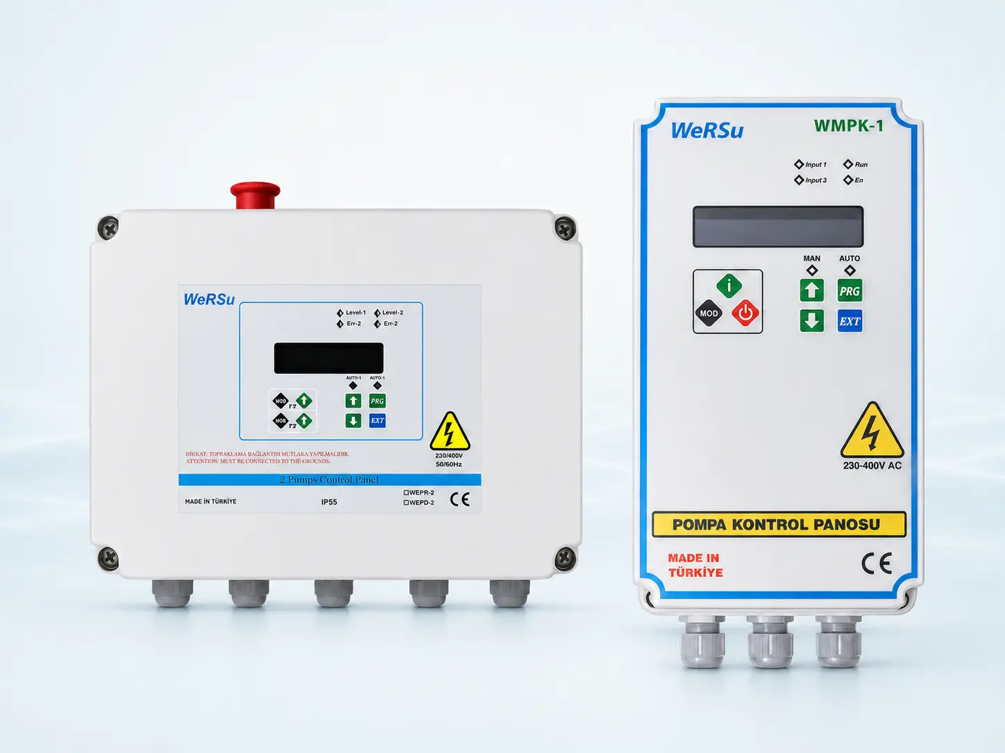 WeRSu pompa ve hidrofor kontrol cihazları